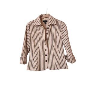 Chaps pinstripe blue and white nautical blazer Size Medium